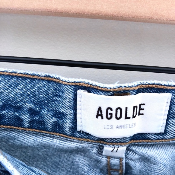 SOLD☀️AGOLDE Riley High Rise Straight Jeans - Picture 3 of 6